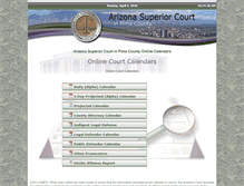 Tablet Screenshot of calendars.sc.pima.gov