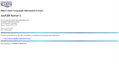 Desktop Screenshot of pcmaps1.pima.gov
